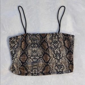 SHEIN Snake Skin Tank Top